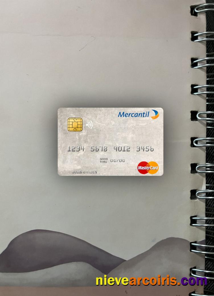 Venezuela Banco Mercantil mastercard photolook